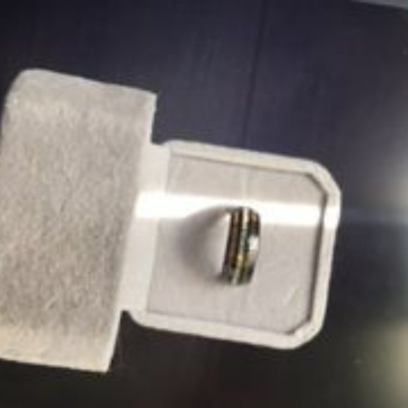 Tungsten Wooden Opal Ring - Picture 4 of 4